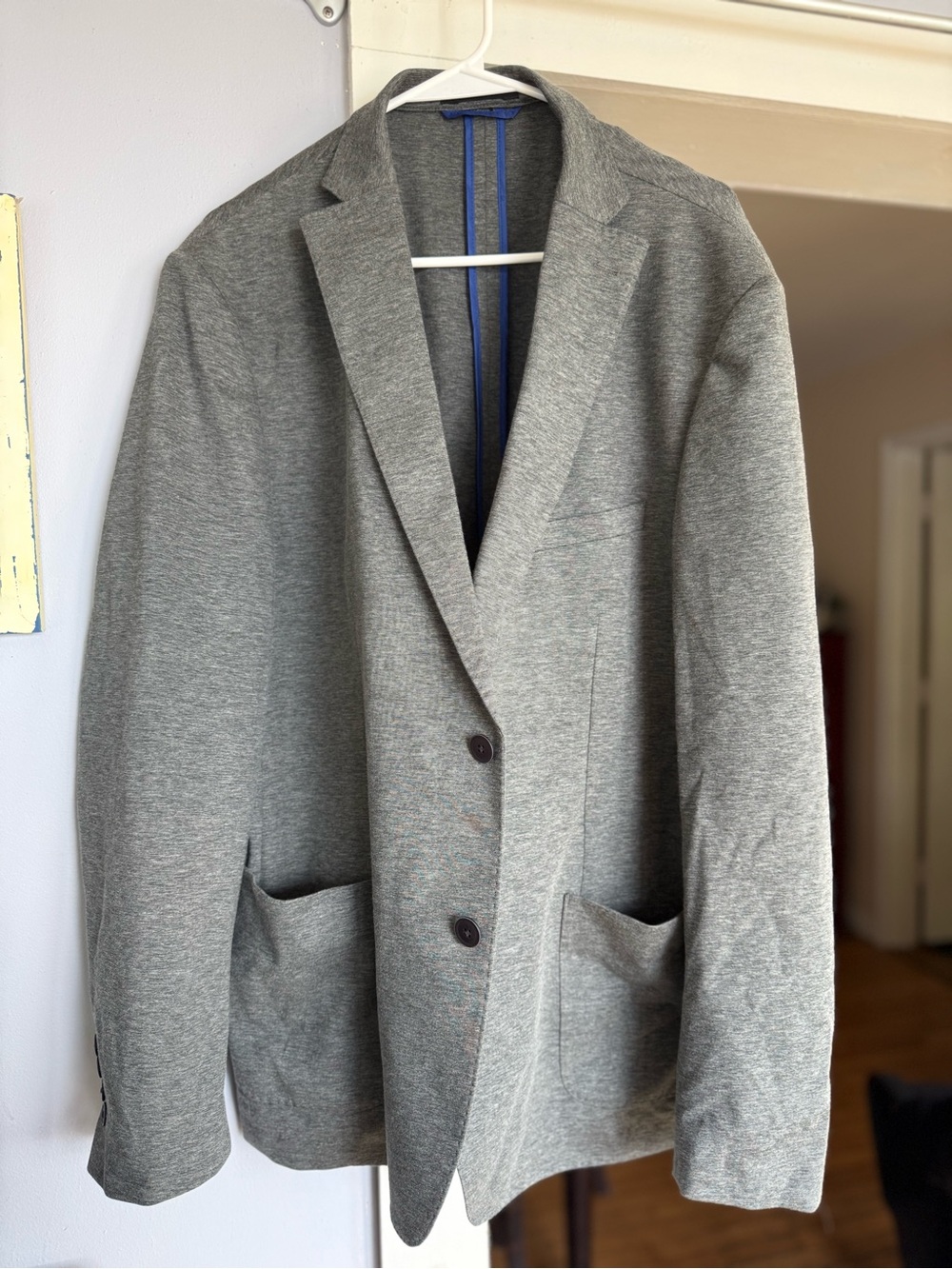 Calvin Klein Light Gray Knit Sport Coat